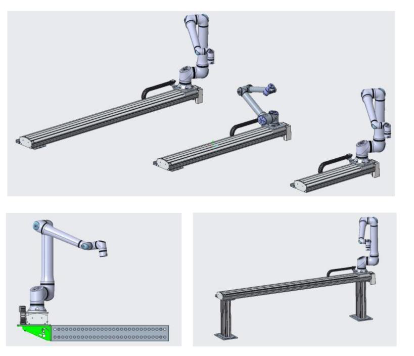 Compacte as -serie met functie coordinated motion Inclusief controller en 5 meter kabel