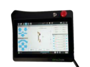 Teachpendant long reach met maximaal 100 meter kabel tussen controller en Teach pendant